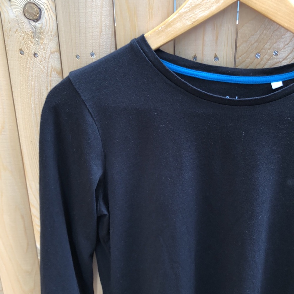Boden basic black long sleeve tee size S - Picture 2 of 6